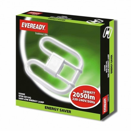 Eveready 28W 4 Pin Energy Saving 2D Lamp 240V