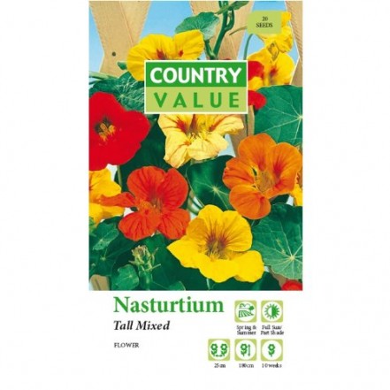 Mr.Fothergill's Nasturtium Tall Mixed