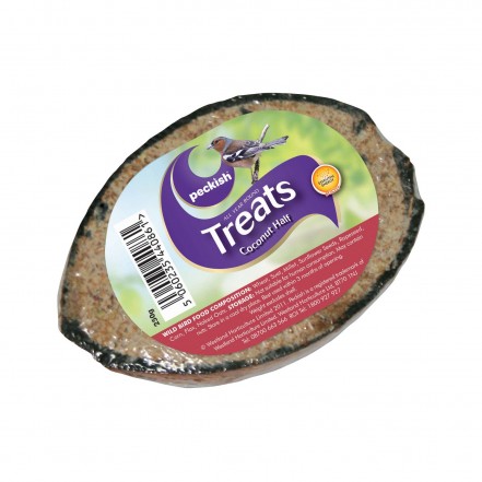 Peckish Single Coconut Shell Treat 250g