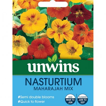 Unwins Nasturtium Maharajah Mix