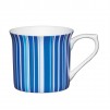 Fluted Bone China Stripe Mug