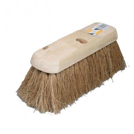 HBC Broom Head - Plain Stock, Filled Natural Coco