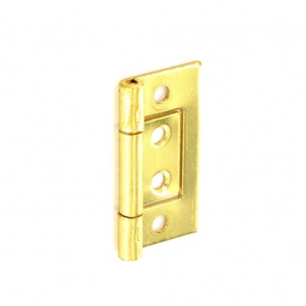 Securit Flush Hinge Brass Plated (Pair)